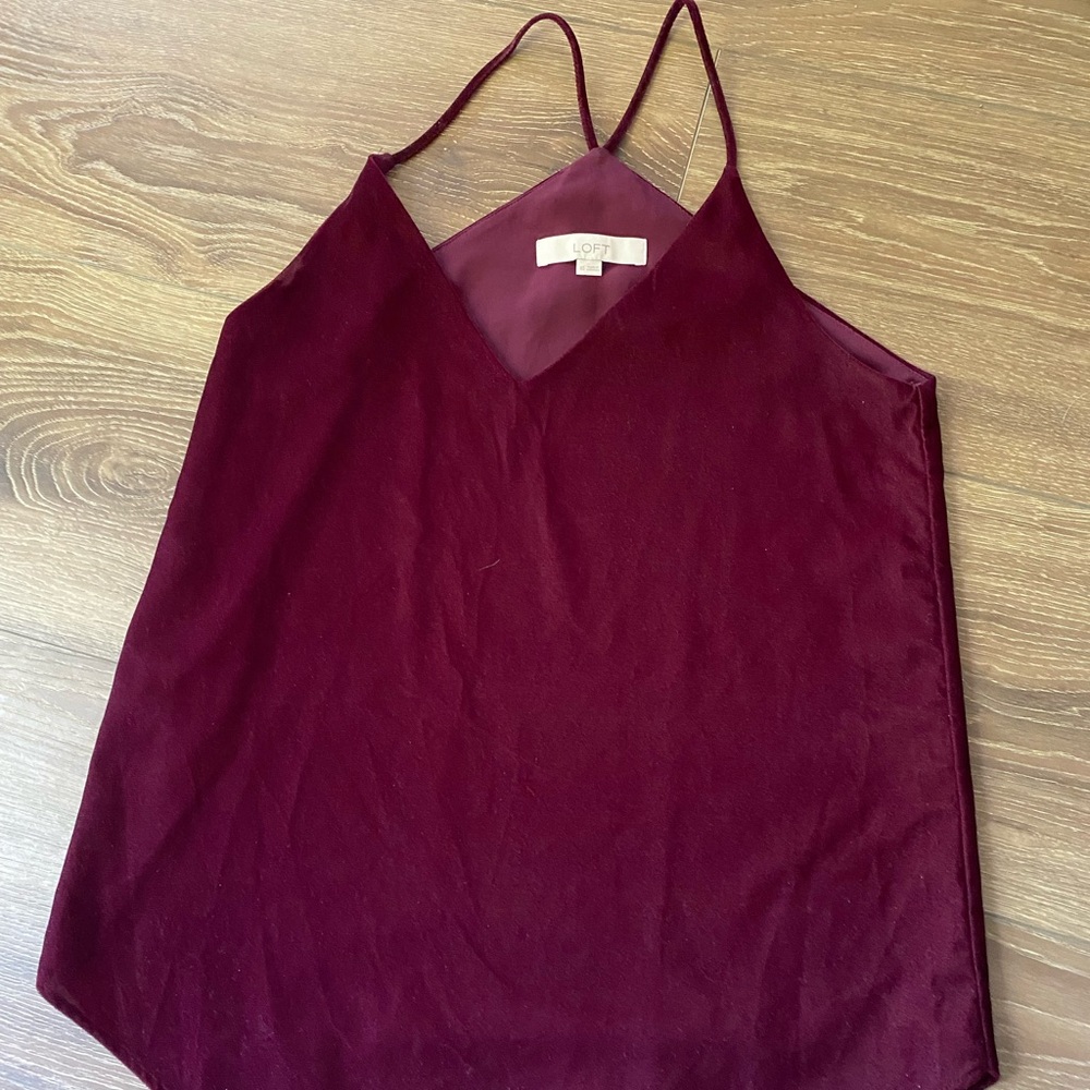 Velvet tank